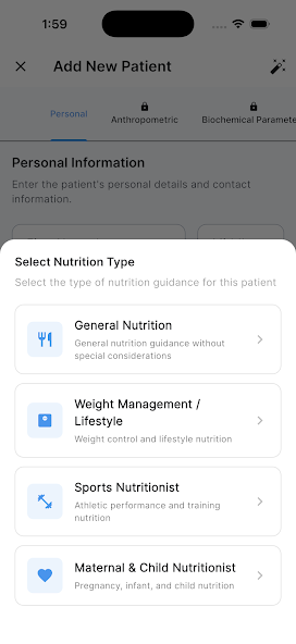 Care app progress tracking